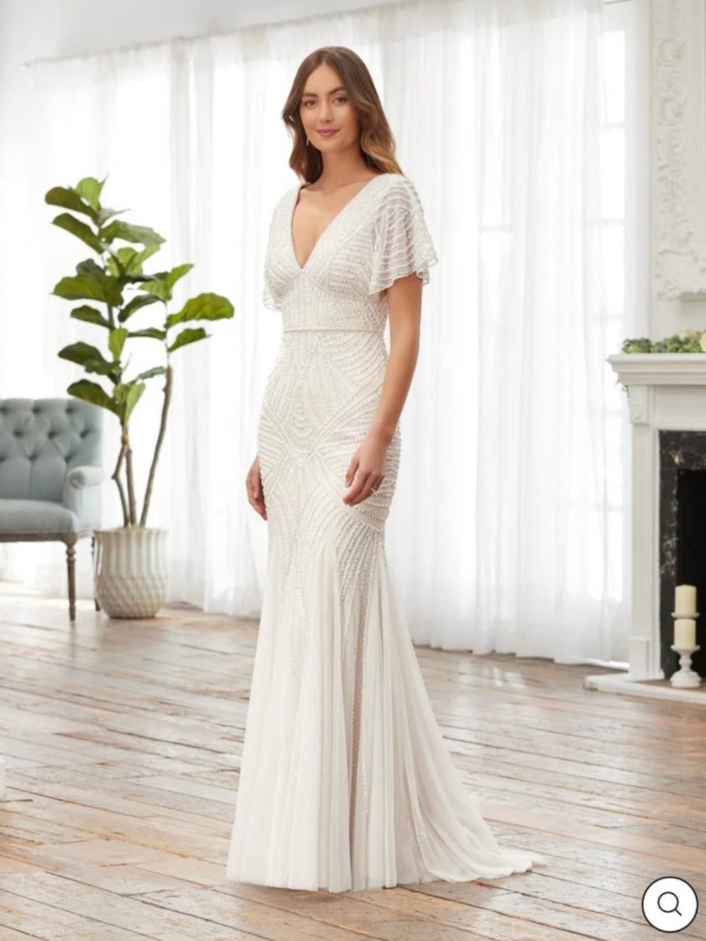 Adrianna Papell AP40380 Bridal Wedding Gown – Brand New, Never Worn